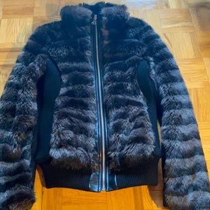 Faux fur jacket from GUESS.